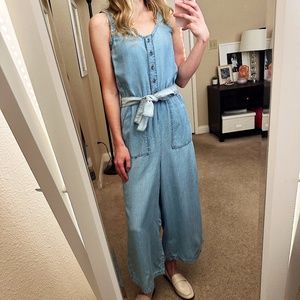 Primark Chambray Sleeveless Jumpsuit Women’s Size 2